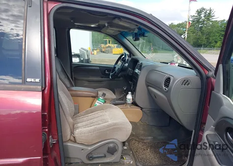 2002 GMC Envoy Sle из США, поврежденный, VIN 1GKDT13S822196986